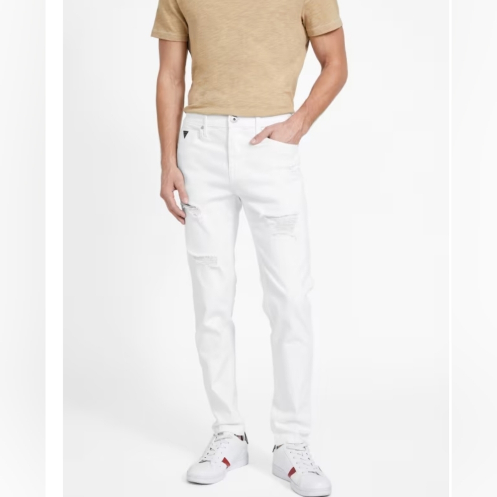 Guess White Denim Jeans
